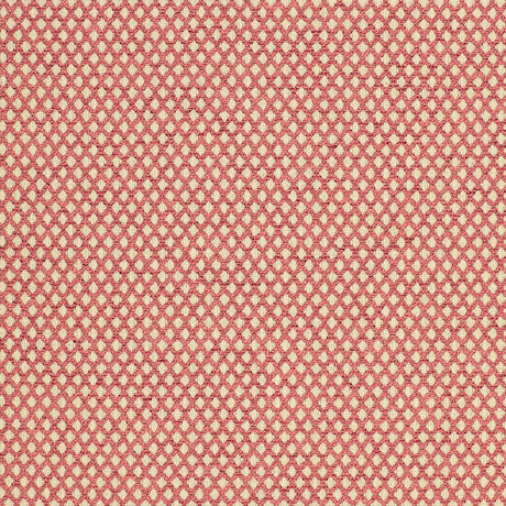 Schumacher Losange Bouclé Cranberry Fabric - Eade's Wallpaper