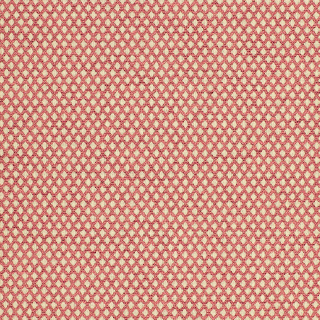 Schumacher Losange Bouclé Cranberry Fabric - Eade's Wallpaper