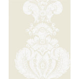 COLE & SON 94/1005.CS.0 BAUDELAIRE WHITE AND IVORY Wallpaper - Eade's Wallpaper