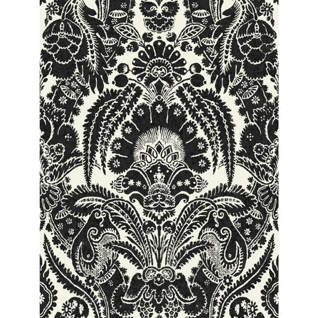 COLE & SON 94/2010.CS.0 CHATTERTON BLACK AND WHITE Wallpaper - Eade's Wallpaper