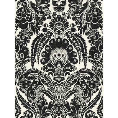 COLE & SON 94/2010.CS.0 CHATTERTON BLACK AND WHITE Wallpaper - Eade's Wallpaper