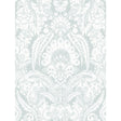 COLE & SON 94/2011.CS.0 CHATTERTON PALE BLUE AND WHITE Wallpaper - Eade's Wallpaper