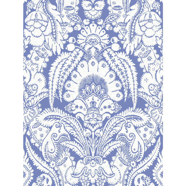 COLE & SON 94/2012.CS.0 CHATTERTON BLUE AND WHITE Wallpaper - Eade's Wallpaper