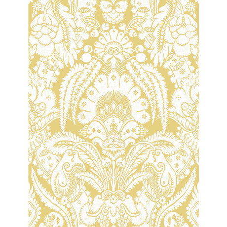 COLE & SON 94/2013.CS.0 CHATTERTON FRENCH YELLOW AND IVORY Wallpaper - Eade's Wallpaper