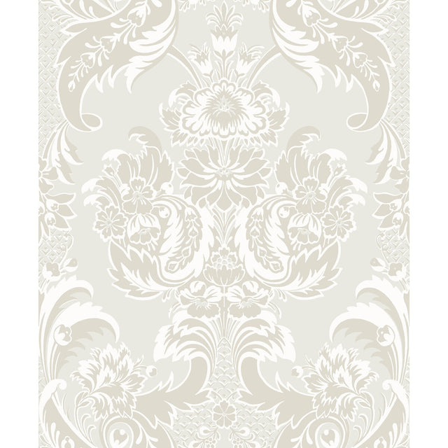COLE & SON 94/3015.CS.0 WYNDHAM WHITE AND PEARL Wallpaper - Eade's Wallpaper
