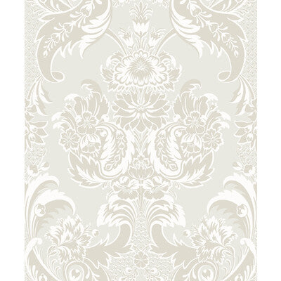 COLE & SON 94/3015.CS.0 WYNDHAM WHITE AND PEARL Wallpaper - Eade's Wallpaper