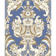 COLE & SON 94/3016.CS.0 WYNDHAM BLUE AND GOLD Wallpaper - Eade's Wallpaper