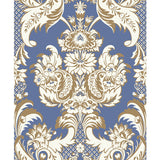 COLE & SON 94/3016.CS.0 WYNDHAM BLUE AND GOLD Wallpaper - Eade's Wallpaper