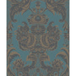 COLE & SON 94/3017.CS.0 WYNDHAM TEAL AND CHARCOAL Wallpaper - Eade's Wallpaper