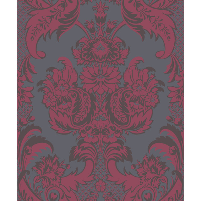 COLE & SON 94/3018.CS.0 WYNDHAM RED AND SLATE Wallpaper - Eade's Wallpaper