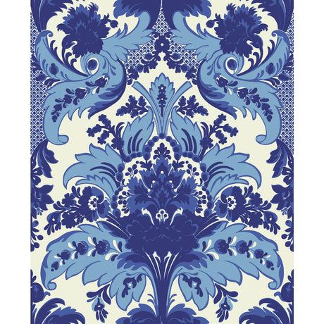 COLE & SON 94/5025.CS.0 ALDWYCH BLUE & WHITE Wallpaper - Eade's Wallpaper
