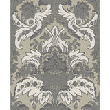 COLE & SON 94/5026.CS.0 ALDWYCH SILVER AND WHITE Wallpaper - Eade's Wallpaper
