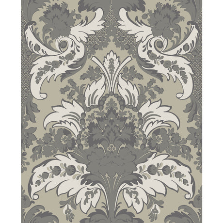 COLE & SON 94/5026.CS.0 ALDWYCH SILVER AND WHITE Wallpaper - Eade's Wallpaper