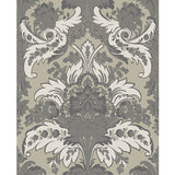 COLE & SON 94/5026.CS.0 ALDWYCH SILVER AND WHITE Wallpaper - Eade's Wallpaper