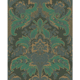 COLE & SON 94/5028.CS.0 ALDWYCH GREEN AND GOLD Wallpaper - Eade's Wallpaper
