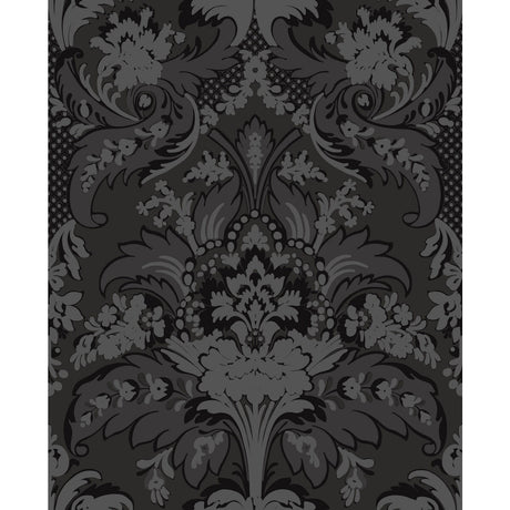 COLE & SON 94/5030.CS.0 ALDWYCH BLACK AND GRAPHITE Wallpaper - Eade's Wallpaper