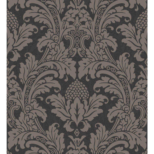 COLE & SON 94/6032.CS.0 BLAKE BLACK AND GRAPHITE Wallpaper - Eade's Wallpaper