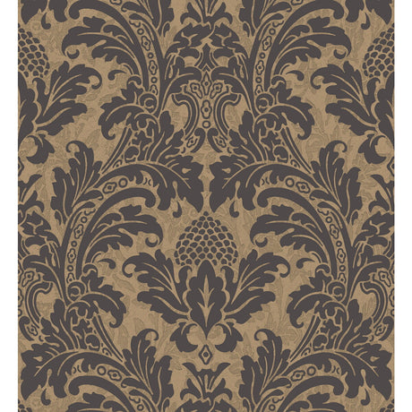 COLE & SON 94/6033.CS.0 BLAKE BLACK AND GOLD Wallpaper - Eade's Wallpaper