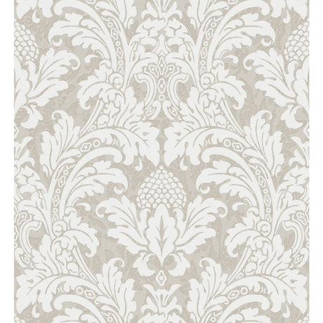 COLE & SON 94/6035.CS.0 BLAKE WHITE AND SILVER Wallpaper - Eade's Wallpaper