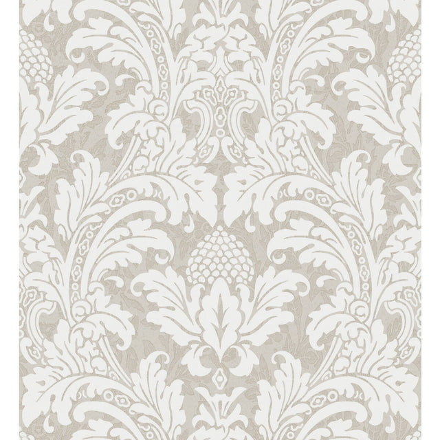 COLE & SON 94/6035.CS.0 BLAKE WHITE AND SILVER Wallpaper - Eade's Wallpaper