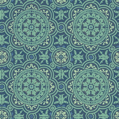 COLE & SON 94/8043.CS.0 PICCADILLY TEAL AND GOLD Wallpaper - Eade's Wallpaper