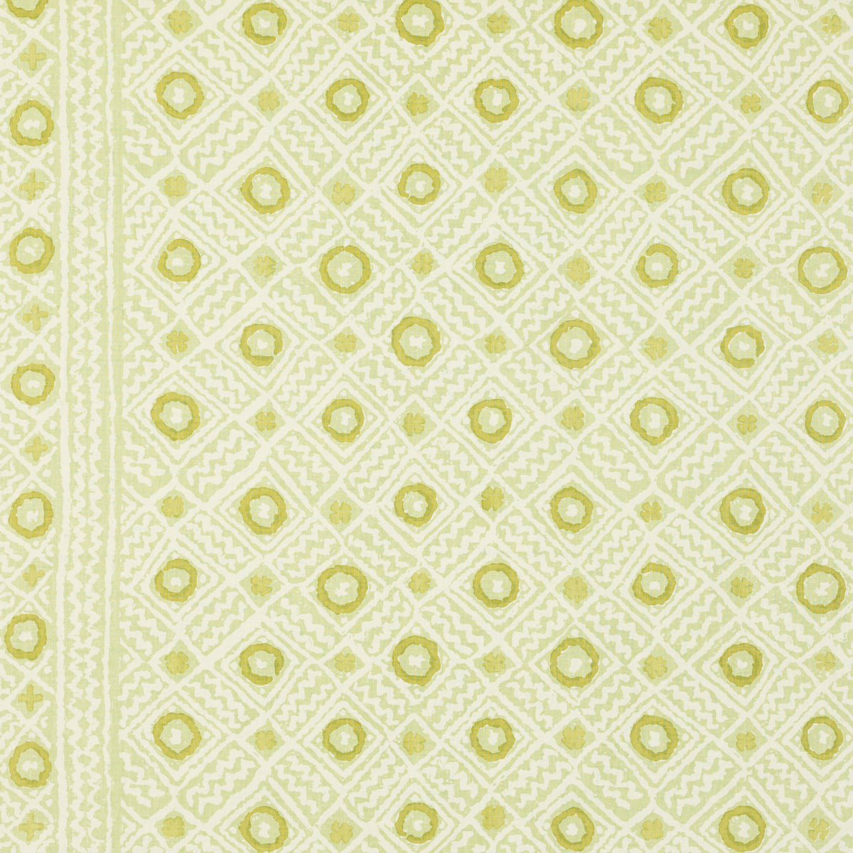 Schumacher 958V69 MALI in OLIVINE Fabric - RAOUL TEXTILES