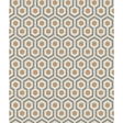 COLE & SON 95/3017.CS.0 HICKS HEXAGON GOLD/TAUPE Wallpaper - Eade's Wallpaper