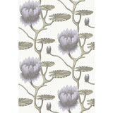 COLE & SON 95/4023.CS.0 SUMMER LILY LILAC/GRN/WT Wallpaper - Eade's Wallpaper
