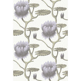 COLE & SON 95/4023.CS.0 SUMMER LILY LILAC/GRN/WT Wallpaper - Eade's Wallpaper