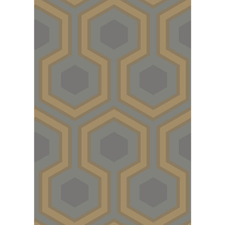COLE & SON 95/6033.CS.0 HICKS GRAND SLATE/BRON Wallpaper - Eade's Wallpaper