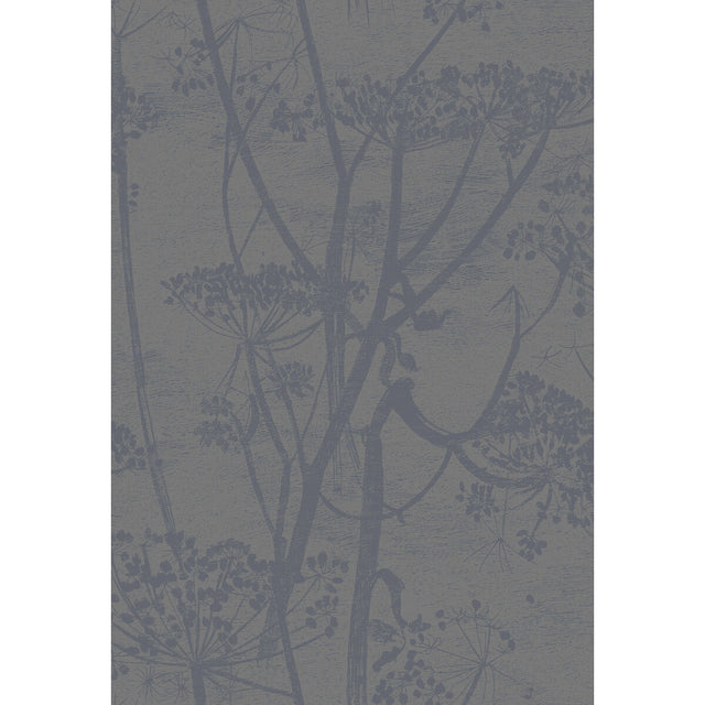 COLE & SON 95/9050.CS.0 COW PARSLEY GILVER/BLACK Wallpaper - Eade's Wallpaper