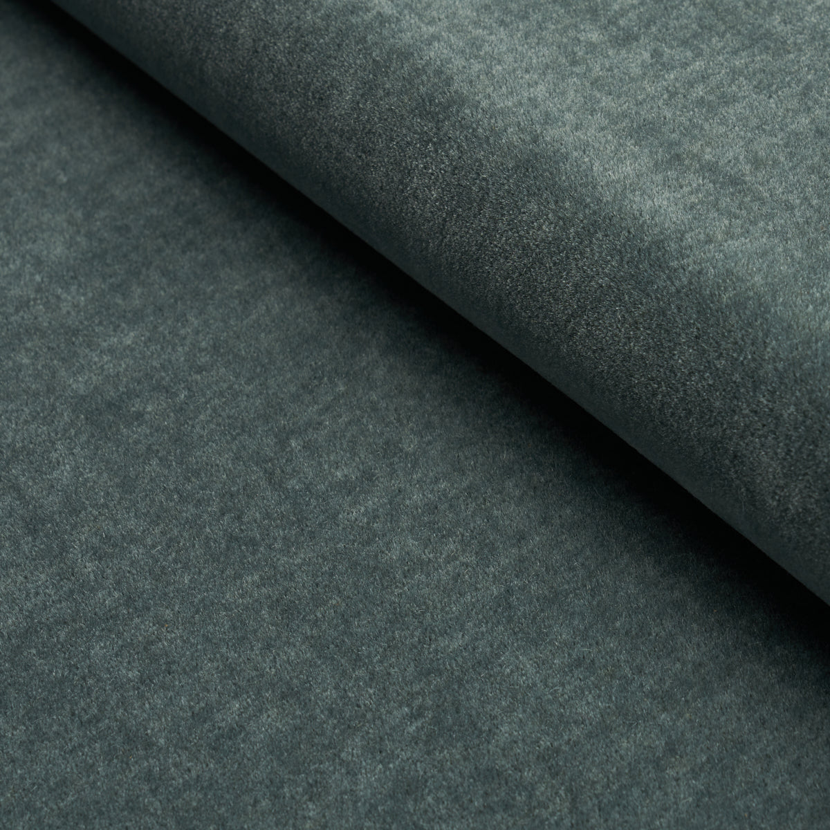 Schumacher Hospitality Presidential Mohair Slate Blue Fabric