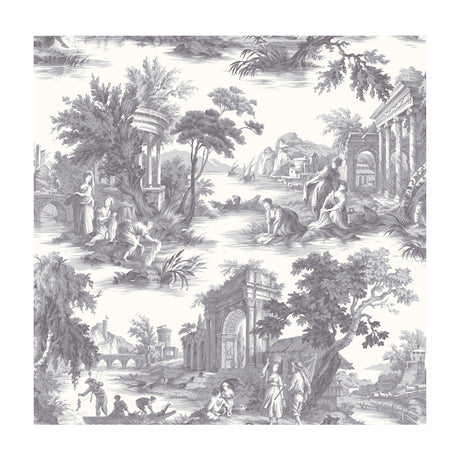 COLE & SON 99/1003.CS.0 VILLANDRY CHARCOAL Wallpaper - Eade's Wallpaper