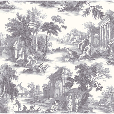 COLE & SON 99/1003.CS.0 VILLANDRY CHARCOAL Wallpaper - Eade's Wallpaper