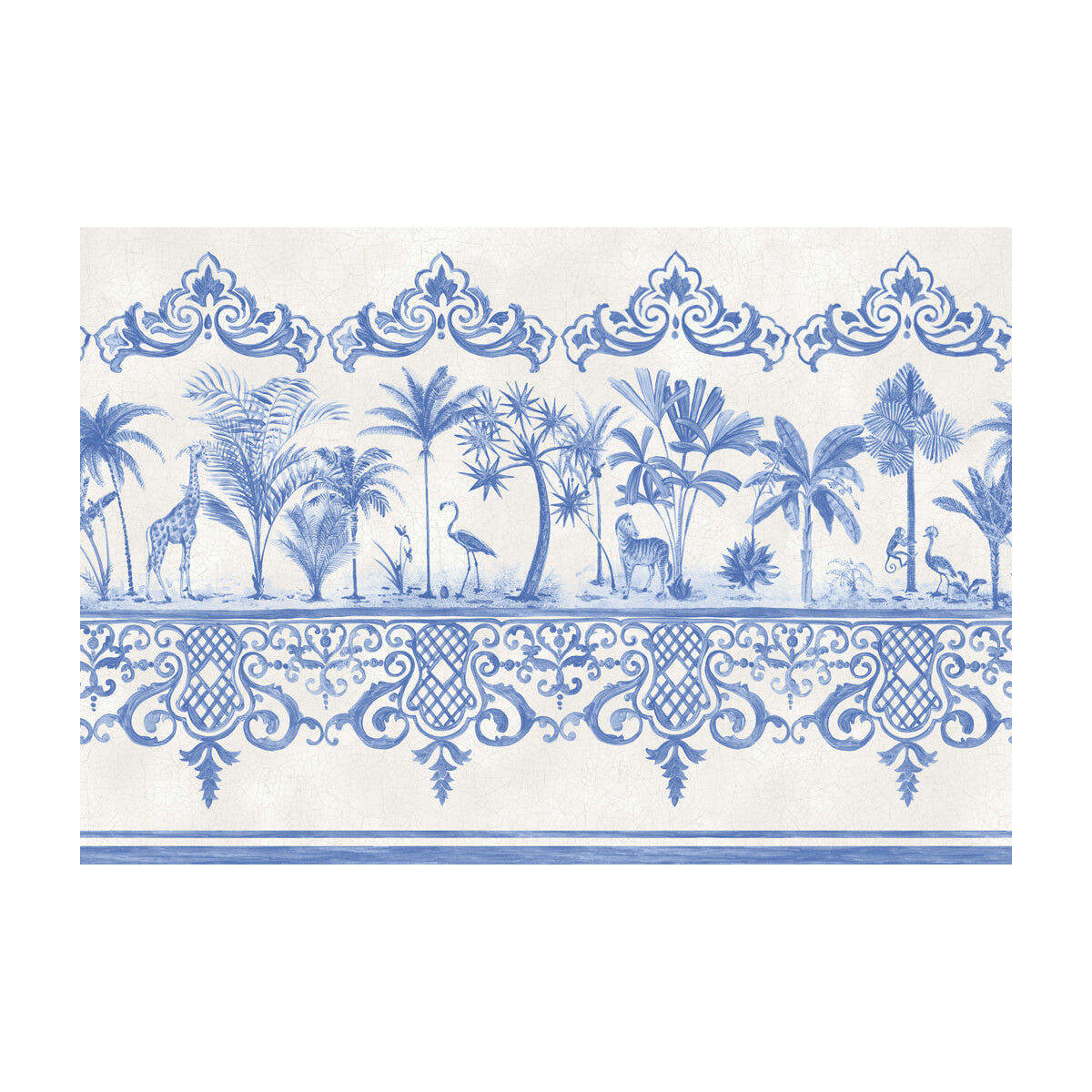 COLE & SON 99/10042.CS.0 ROU BORDER COBALT BLUE Wallpaper - Eade's Wallpaper