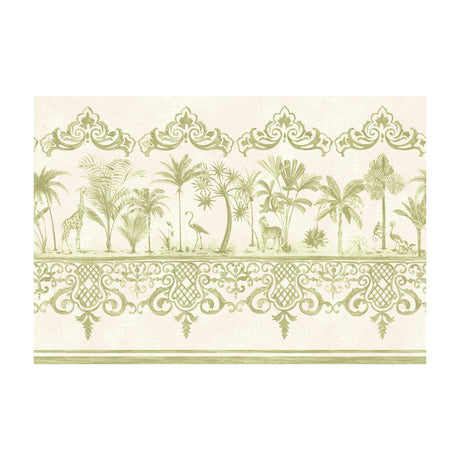 COLE & SON 99/10045.CS.0 ROU BORDER OLD OLIVE Wallpaper - Eade's Wallpaper