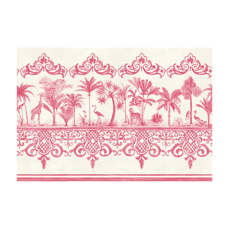 COLE & SON 99/10046.CS.0 ROU BORDER ROSE PINK Wallpaper - Eade's Wallpaper