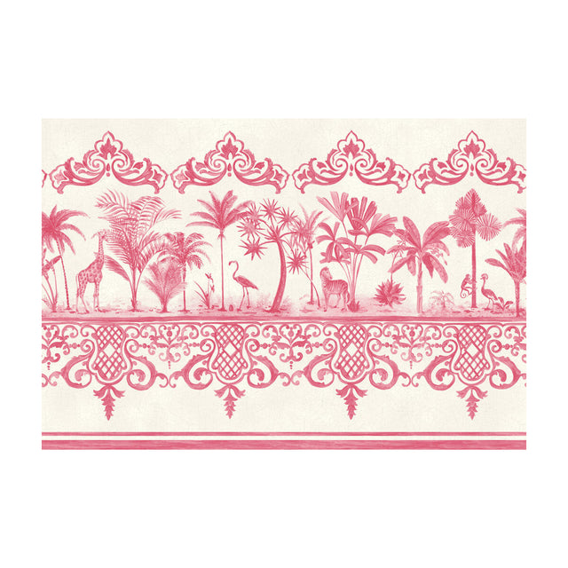 COLE & SON 99/10046.CS.0 ROU BORDER ROSE PINK Wallpaper - Eade's Wallpaper