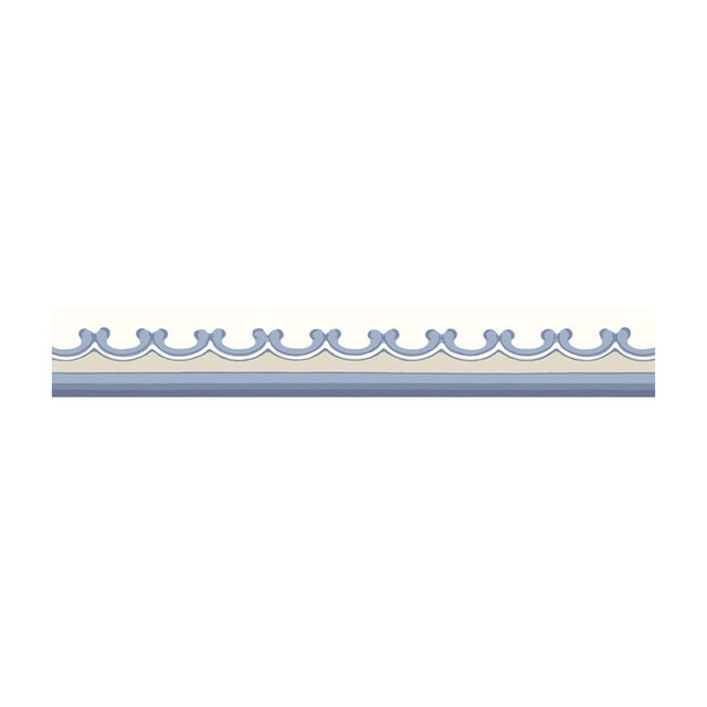 COLE & SON 99/14058.CS.0 BRODERIE BORDER BLUE Wallpaper - Eade's Wallpaper