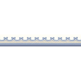 COLE & SON 99/14058.CS.0 BRODERIE BORDER BLUE Wallpaper - Eade's Wallpaper