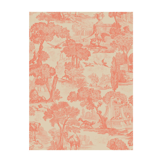 COLE & SON 99/15060.CS.0 VERSAILLES CORAL Wallpaper - Eade's Wallpaper