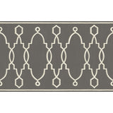 COLE & SON 99/3015.CS.0 PARTERRE BORDER CHARCOAL Wallpaper - Eade's Wallpaper