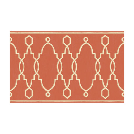 COLE & SON 99/3018.CS.0 PARTERRE BORDER RED Wallpaper - Eade's Wallpaper