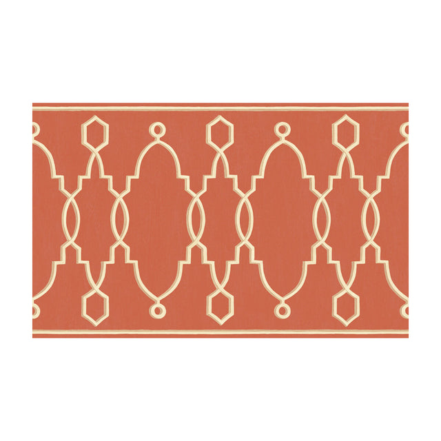 COLE & SON 99/3018.CS.0 PARTERRE BORDER RED Wallpaper - Eade's Wallpaper