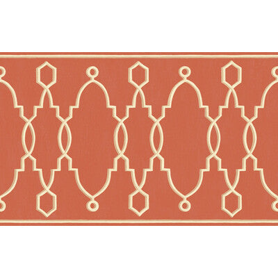 COLE & SON 99/3018.CS.0 PARTERRE BORDER RED Wallpaper - Eade's Wallpaper
