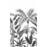 Galerie Orom II Branched Leaves Motive Black Mural A40801