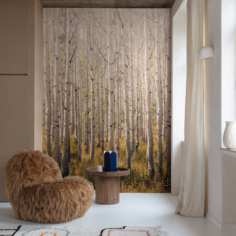Galerie Orom II Trees all-over Gold Mural A42601