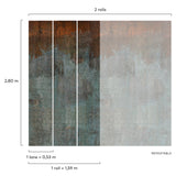 Galerie Orom II Concrete Plain Multi-colored Mural A43101