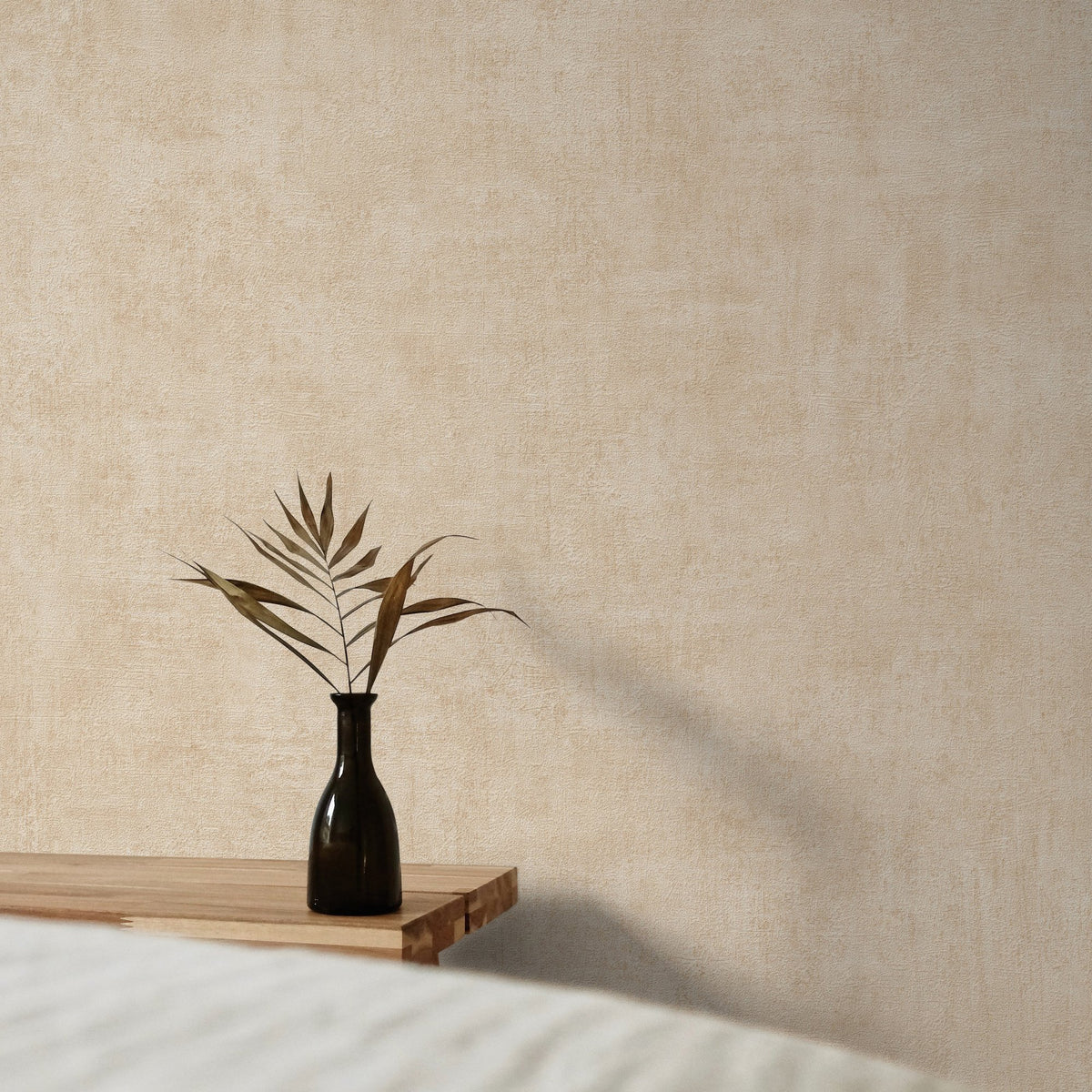 Galerie Orom II Patinated Plain Beige Wallpaper A51511