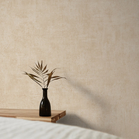 Galerie Orom II Patinated Plain Beige Wallpaper A51511